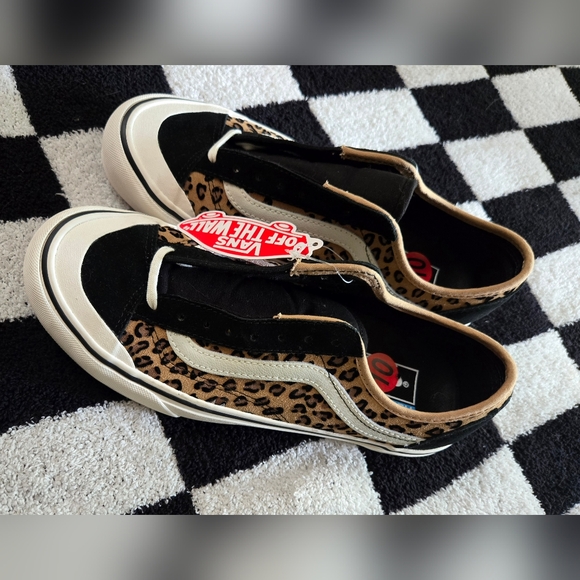 Vans Style 36 Decon SF ‘Mini Leopard’ ULTRACUSH Sneakers size 10 NEW - Picture 2 of 4